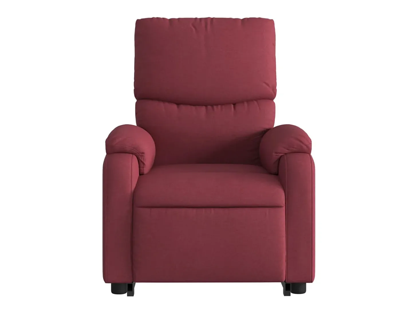 Poltrona Confortável | Poltrona reclinável elevatória tecido vermelho tinto SHL187270