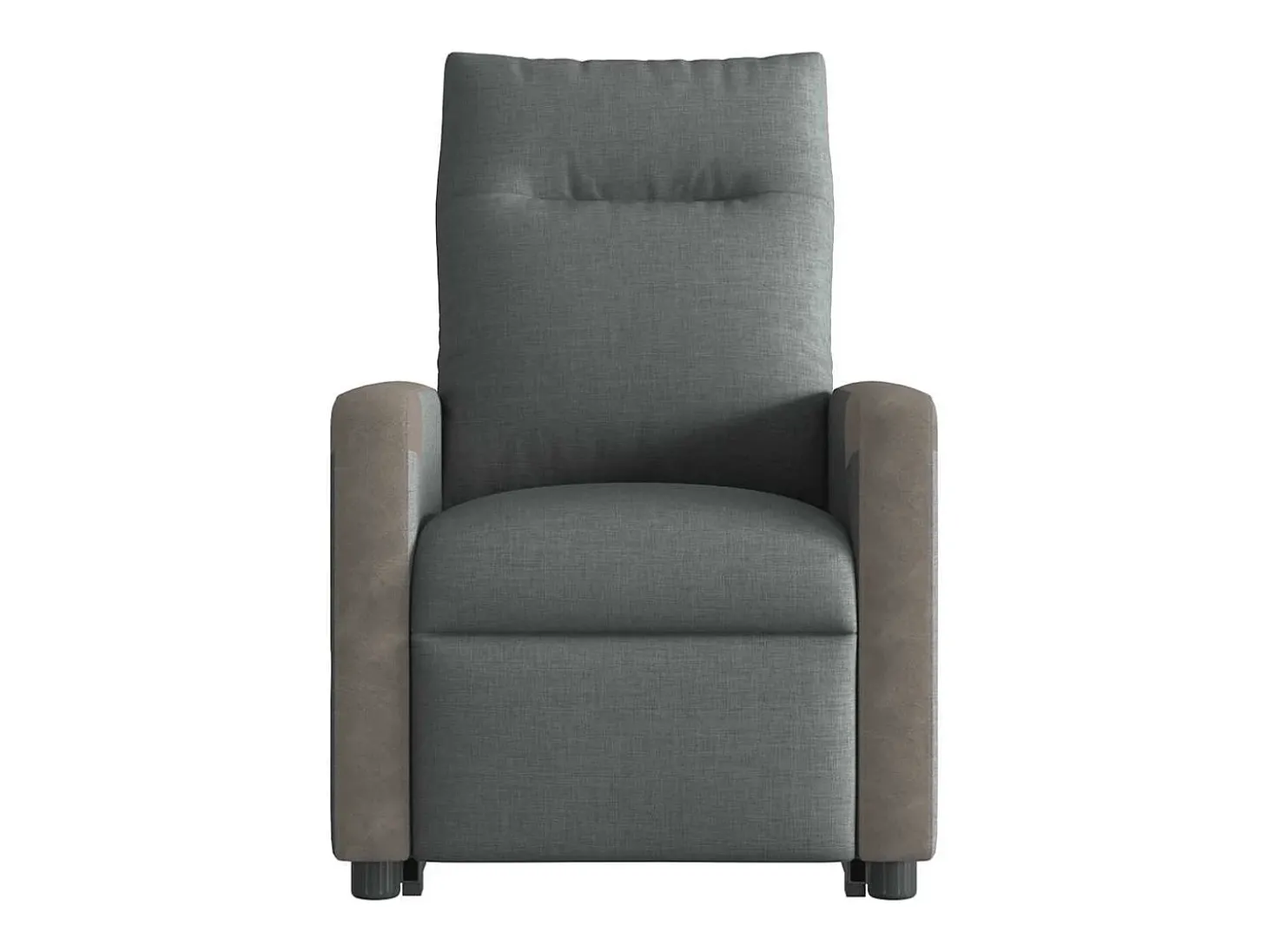 Poltrona Confortável | Poltrona reclinável elevatória elétrica tecido cinzento-escuro SHL555106