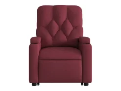Poltrona Confortável | Poltrona reclinável elevatória elétrica tecido vermelho-tinto SHL56304