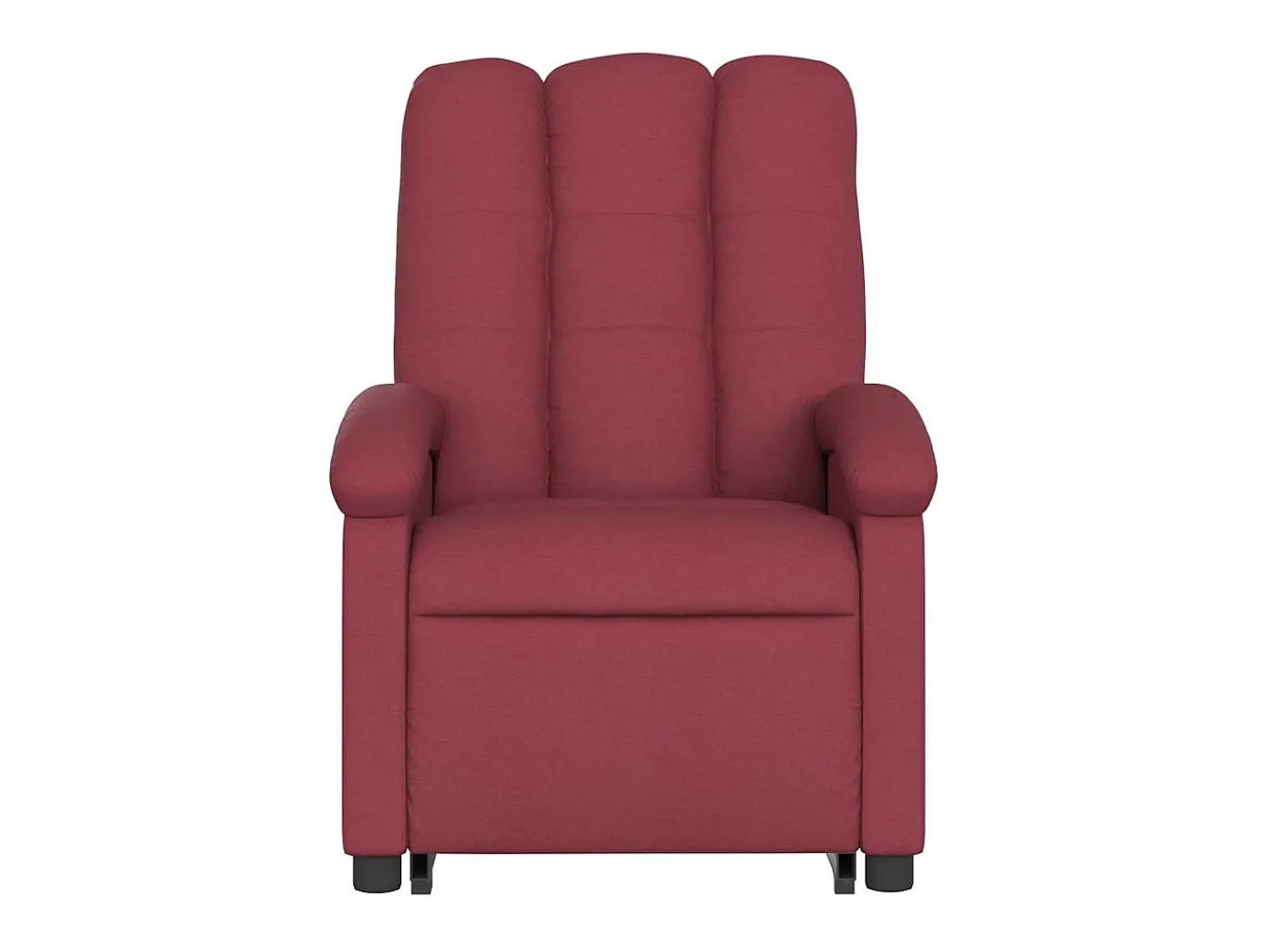Poltrona Confortável | Poltrona reclinável elevatória elétrica tecido vermelho-tinto SHL813603