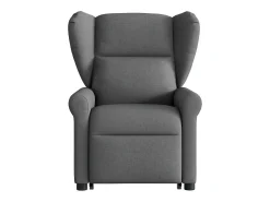 Poltrona Confortável | Poltrona reclinável elevatória tecido cinzento-escuro SHL103183