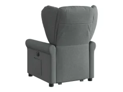 Poltrona Confortável | Poltrona reclinável elevatória tecido cinzento-escuro SHL103183