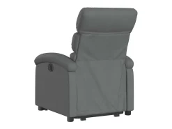 Poltrona Confortável | Poltrona reclinável elevatória tecido cinzento-escuro SHL289900