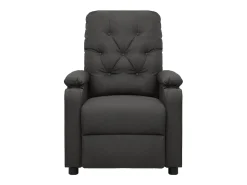 Poltrona Confortável | Poltrona reclinável elétrica tecido cinzento-escuro SHL693839