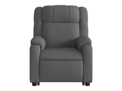 Poltrona Confortável | Poltrona reclinável elevatória tecido cinzento-escuro SHL309079