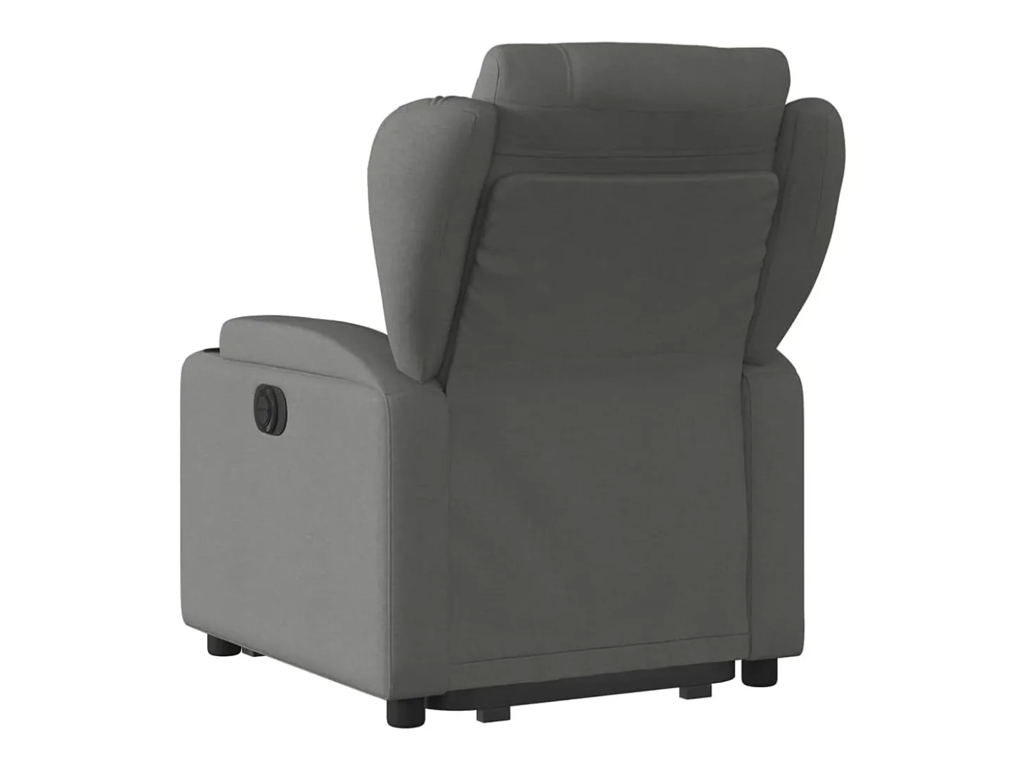 Poltrona Confortável | Poltrona reclinável elevatória tecido cinzento-escuro SHL570840