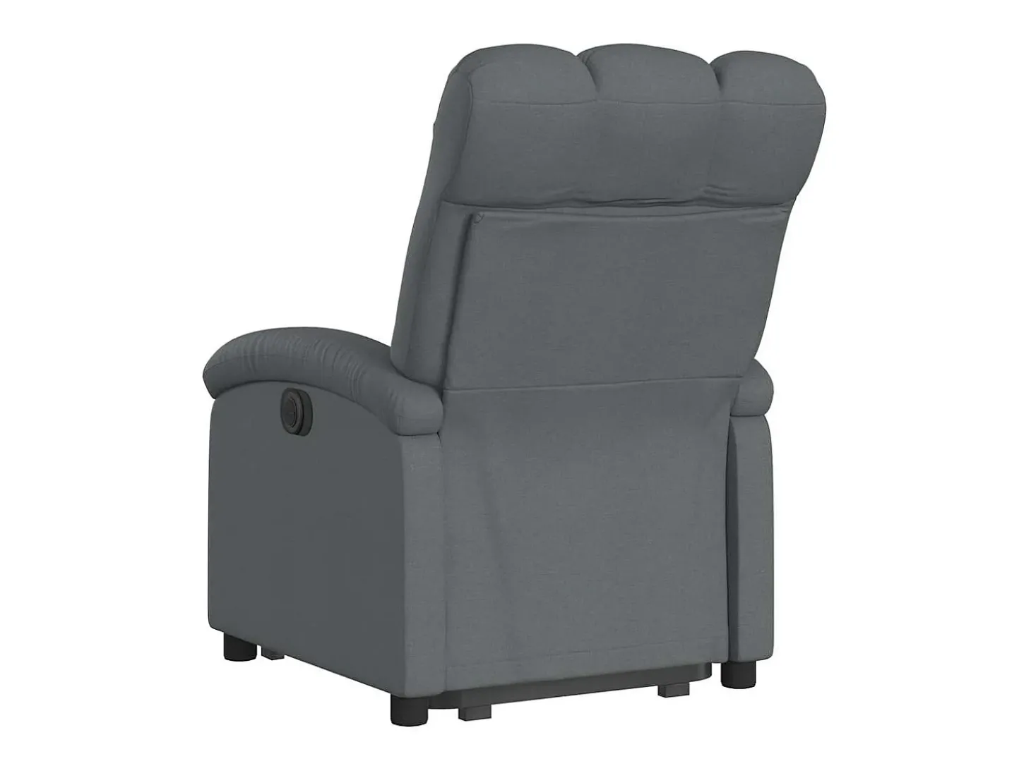 Poltrona Confortável | Poltrona reclinável elevatória tecido cinzento-escuro SHL318504