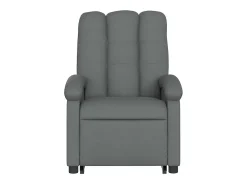Poltrona Confortável | Poltrona reclinável elevatória tecido cinzento-escuro SHL318504