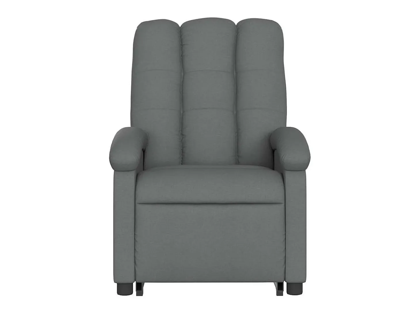 Poltrona Confortável | Poltrona reclinável elevatória tecido cinzento-escuro SHL318504