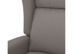 Poltrona Confortável | Poltrona reclinável elétrica tecido castanho-acinzentado SHL120646