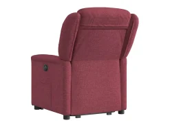 Poltrona Confortável | Poltrona reclinável elevatória tecido vermelho tinto SHL419598