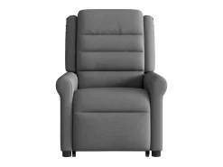 Poltrona Confortável | Poltrona reclinável elevatória tecido cinzento-escuro SHL884094