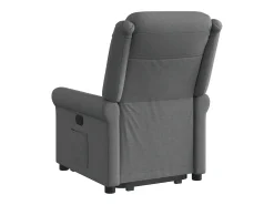 Poltrona Confortável | Poltrona reclinável elevatória tecido cinzento-escuro SHL884094