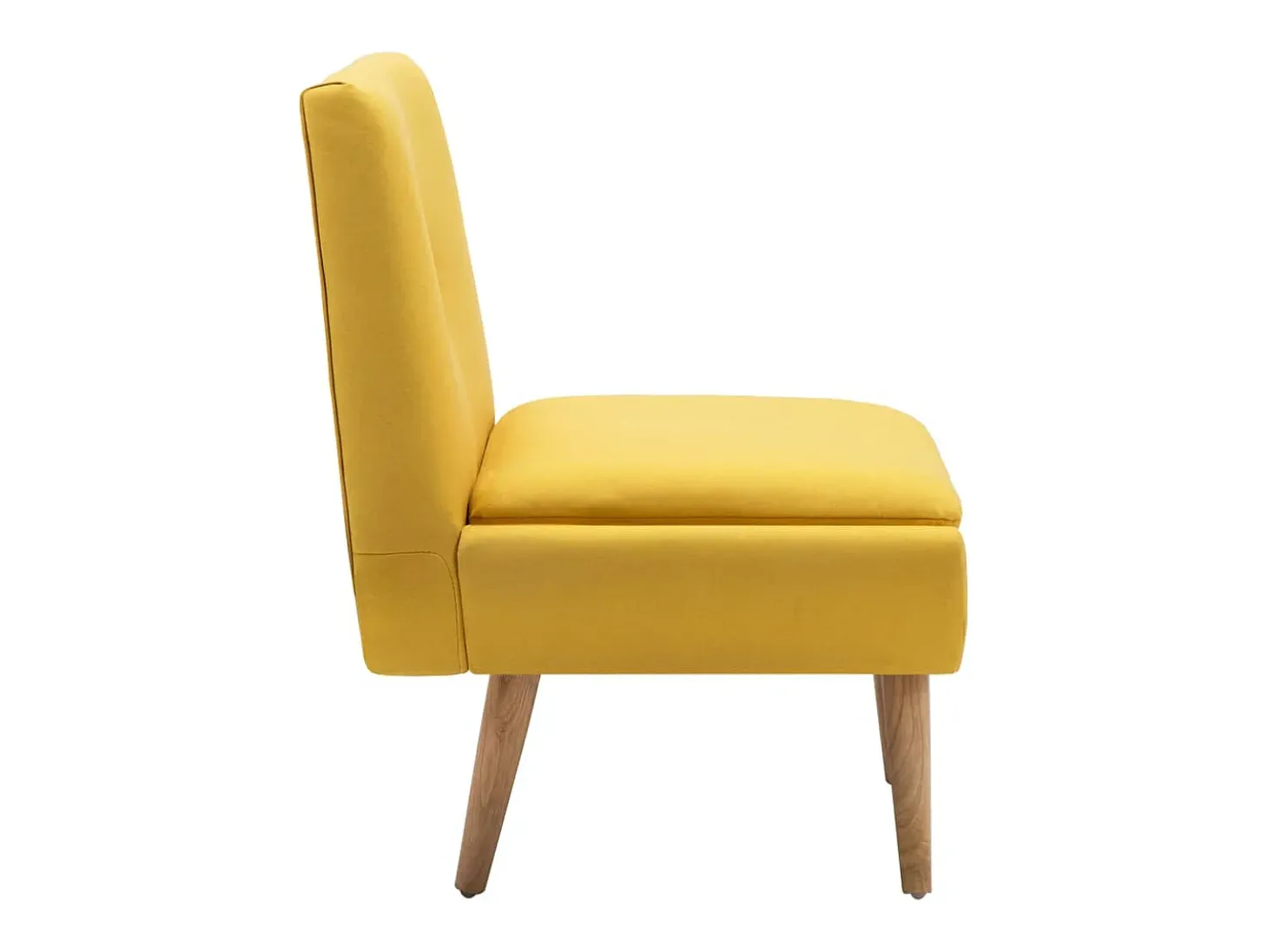 Poltrona Confortável em tecido amarelo SHL148553