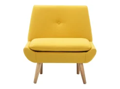 Poltrona Confortável em tecido amarelo SHL148553