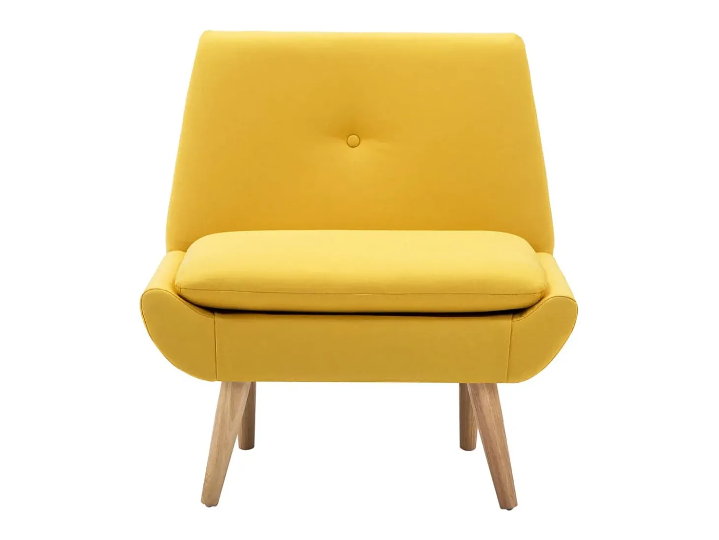 Poltrona Confortável em tecido amarelo SHL148553