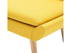 Poltrona Confortável em tecido amarelo SHL148553