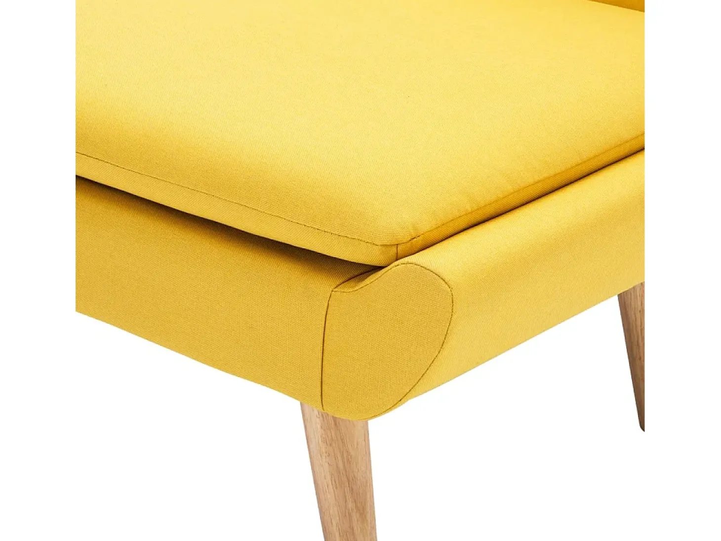 Poltrona Confortável em tecido amarelo SHL148553