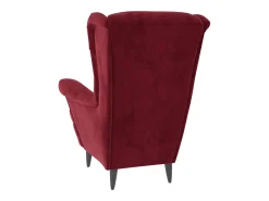 Poltrona Confortável em veludo vermelho tinto SHL308867