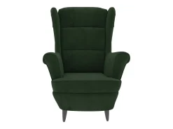 Poltrona Confortável em veludo verde-escuro SHL980194