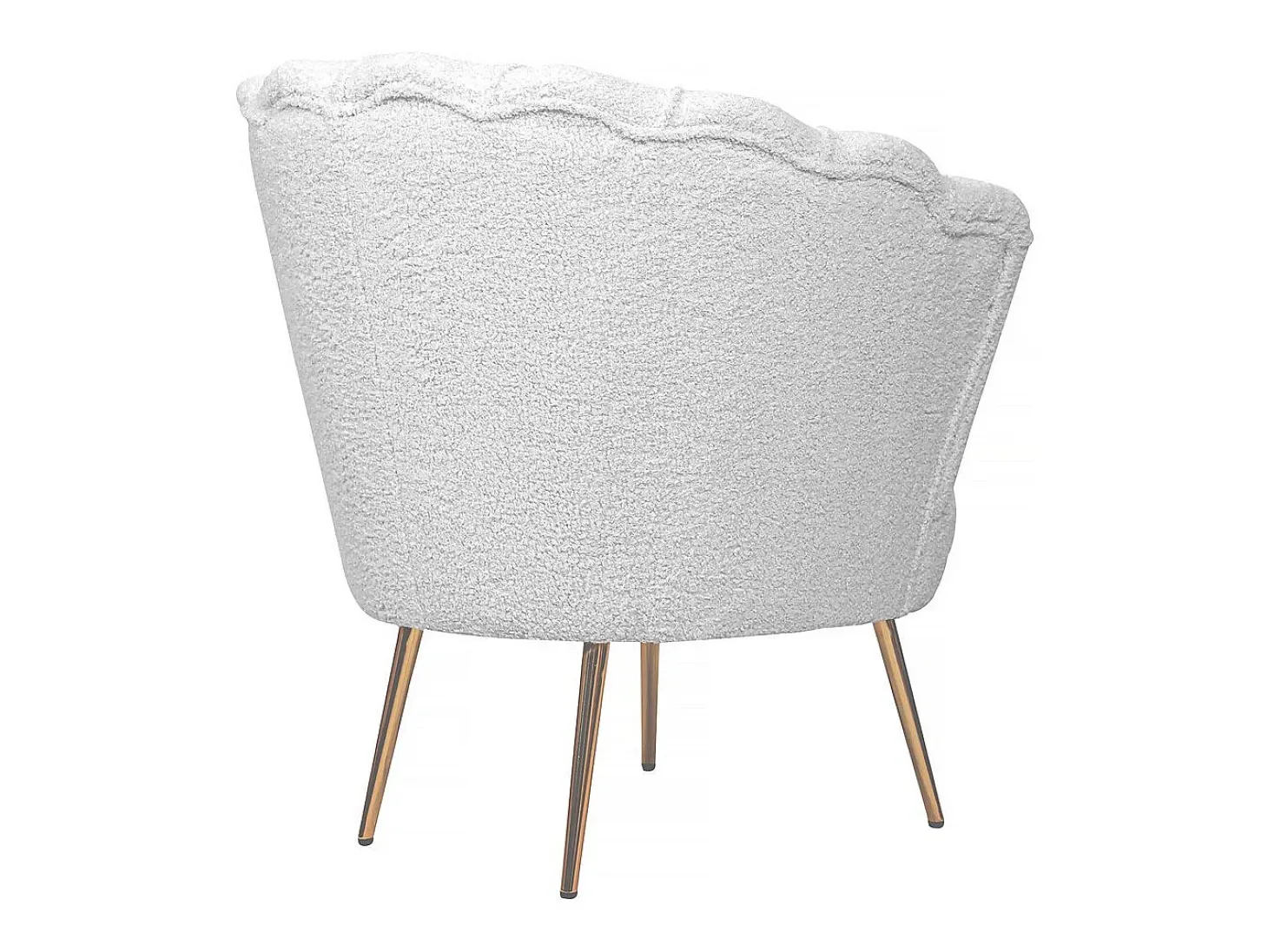 Poltrona de laço "Floria" - 75 x 68 x 77,5 cm - Branco