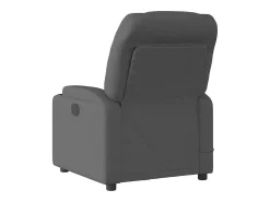 Poltrona de massagens reclinável tecido cinzento-escuro SHL14483
