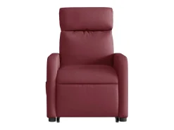 Poltrona de massagens reclin. elevatória tecido vermelho tinto SHL753849
