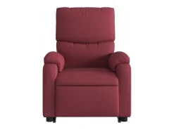 Poltrona de massagens reclin. elevatória tecido vermelho tinto SHL307500