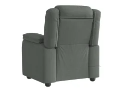 Poltrona de massagens reclinável tecido cinzento-escuro SHL800915