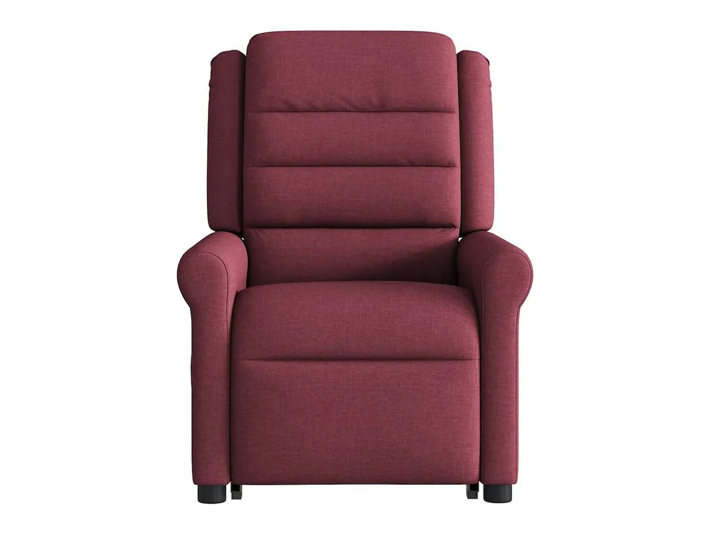 Poltrona de massagens reclin. elevatória tecido vermelho tinto SHL786242