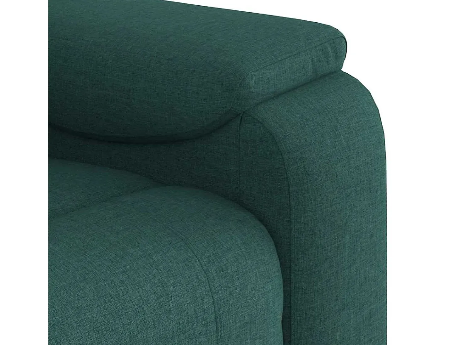 Poltrona de massagens reclinável tecido verde-escuro SHL600263