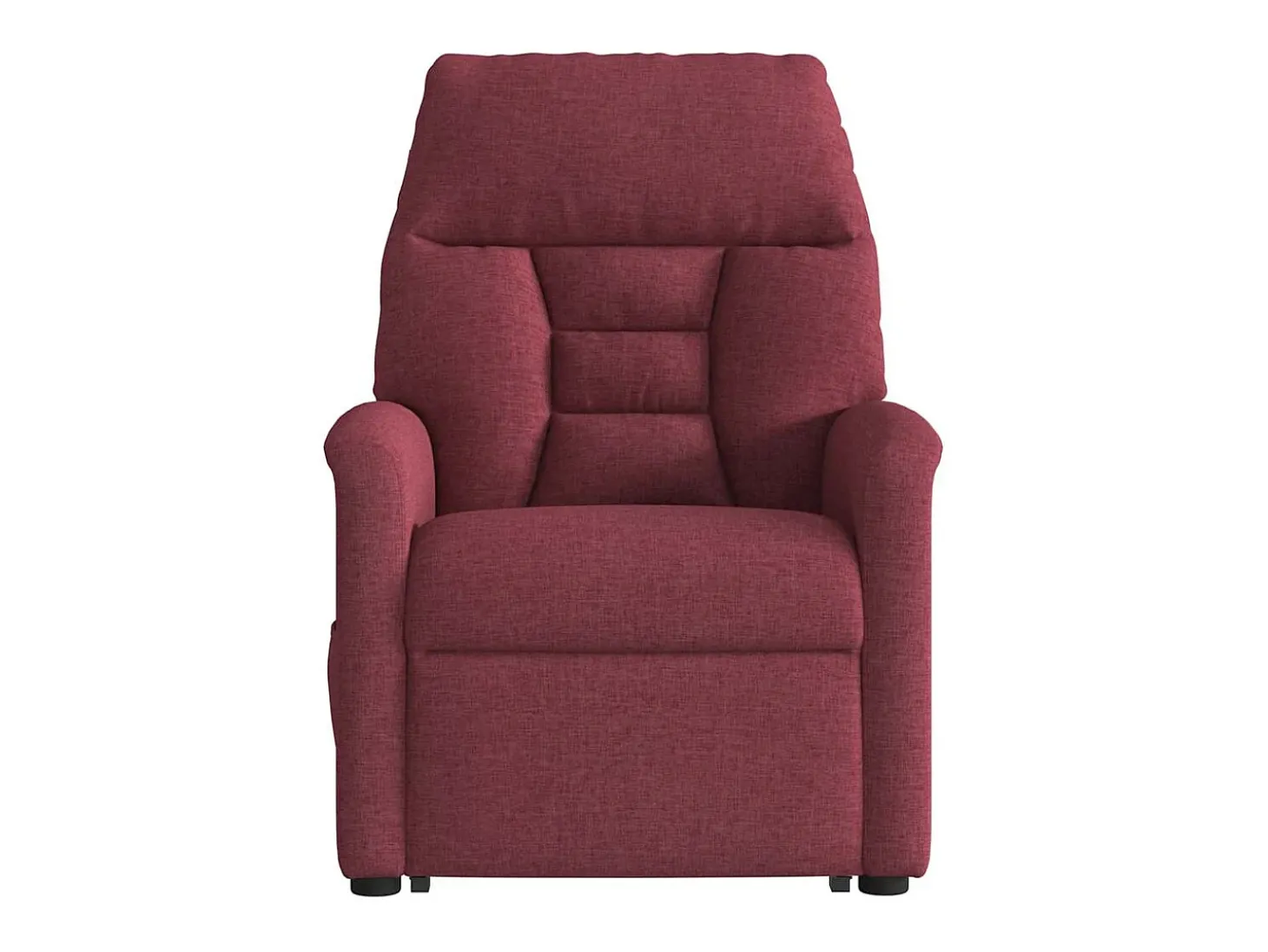 Poltrona de massagens reclin. elevatória tecido vermelho tinto SHL219765