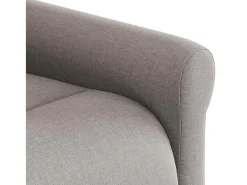 Poltrona de massagens reclinável tecido cinzento-acastanhado SHL55617