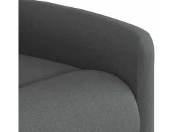 Poltrona de massagens reclinável tecido cinzento-escuro SHL948005