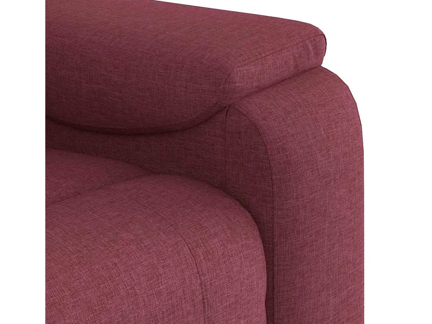 Poltrona de massagens reclinável tecido vermelho tinto SHL100143