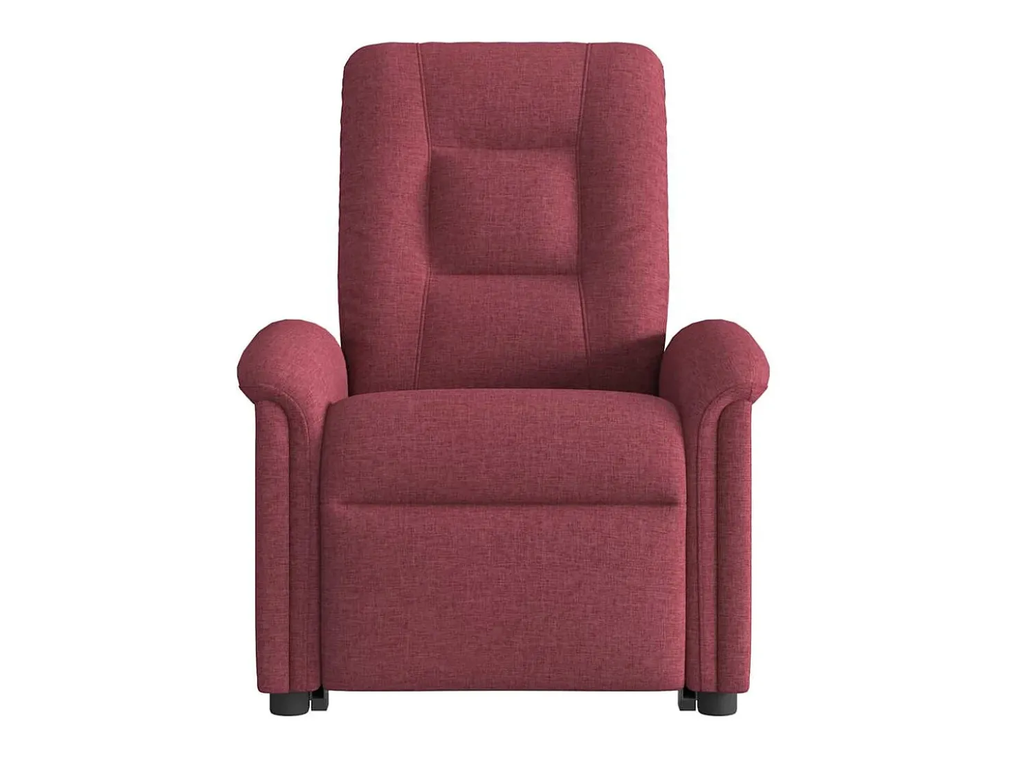 Poltrona de massagens reclin. elevatória tecido vermelho tinto SHL437090