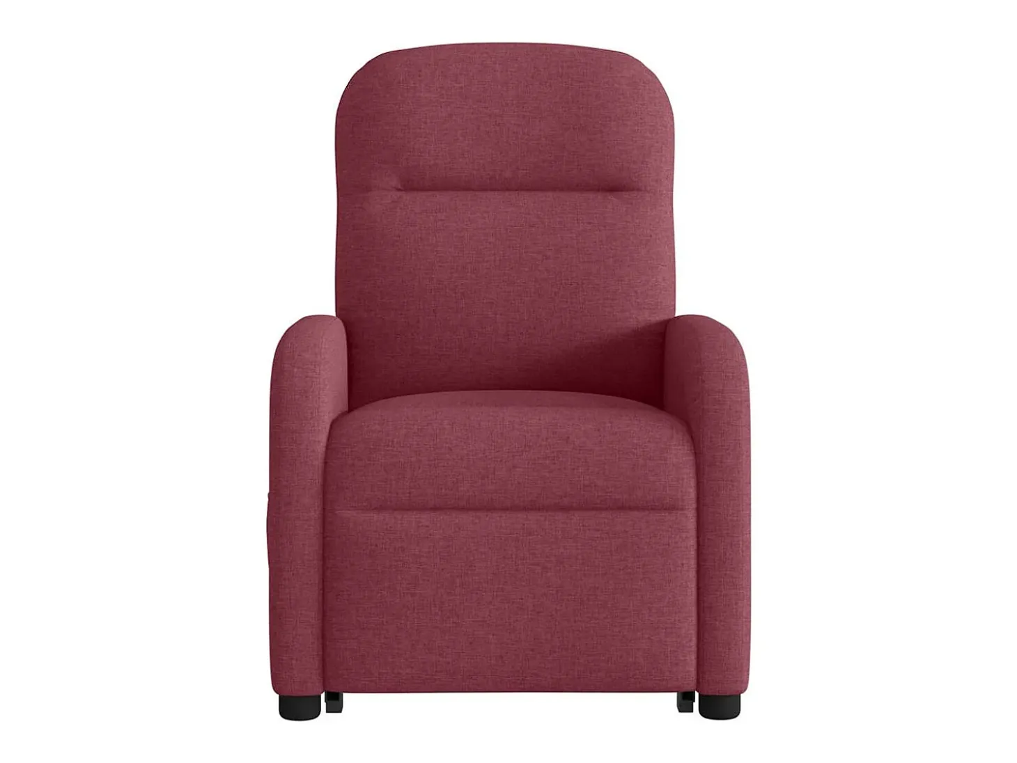 Poltrona de massagens reclin. elevatória tecido vermelho tinto