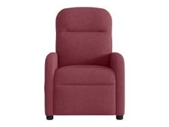 Poltrona de massagens reclinável tecido vermelho tinto SHL39008