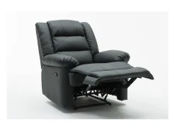 Poltrona de relaxamento "Buckingham" - 85 x 93 x 100 cm - Preto