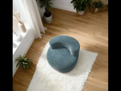 Poltrona de sala Milo 1 lugar - sálvia