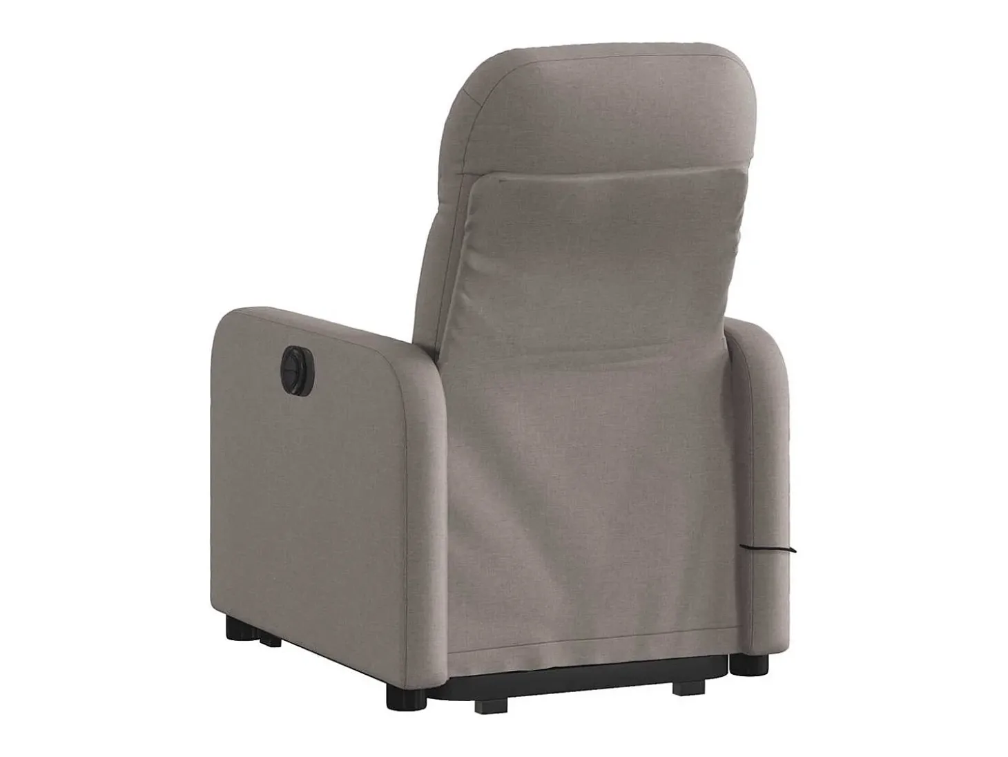 Poltrona elevatória de massagens tecido cinzento-acastanhado SHL509266
