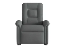 Poltrona elevatória de massagens tecido cinzento-escuro SHL251803