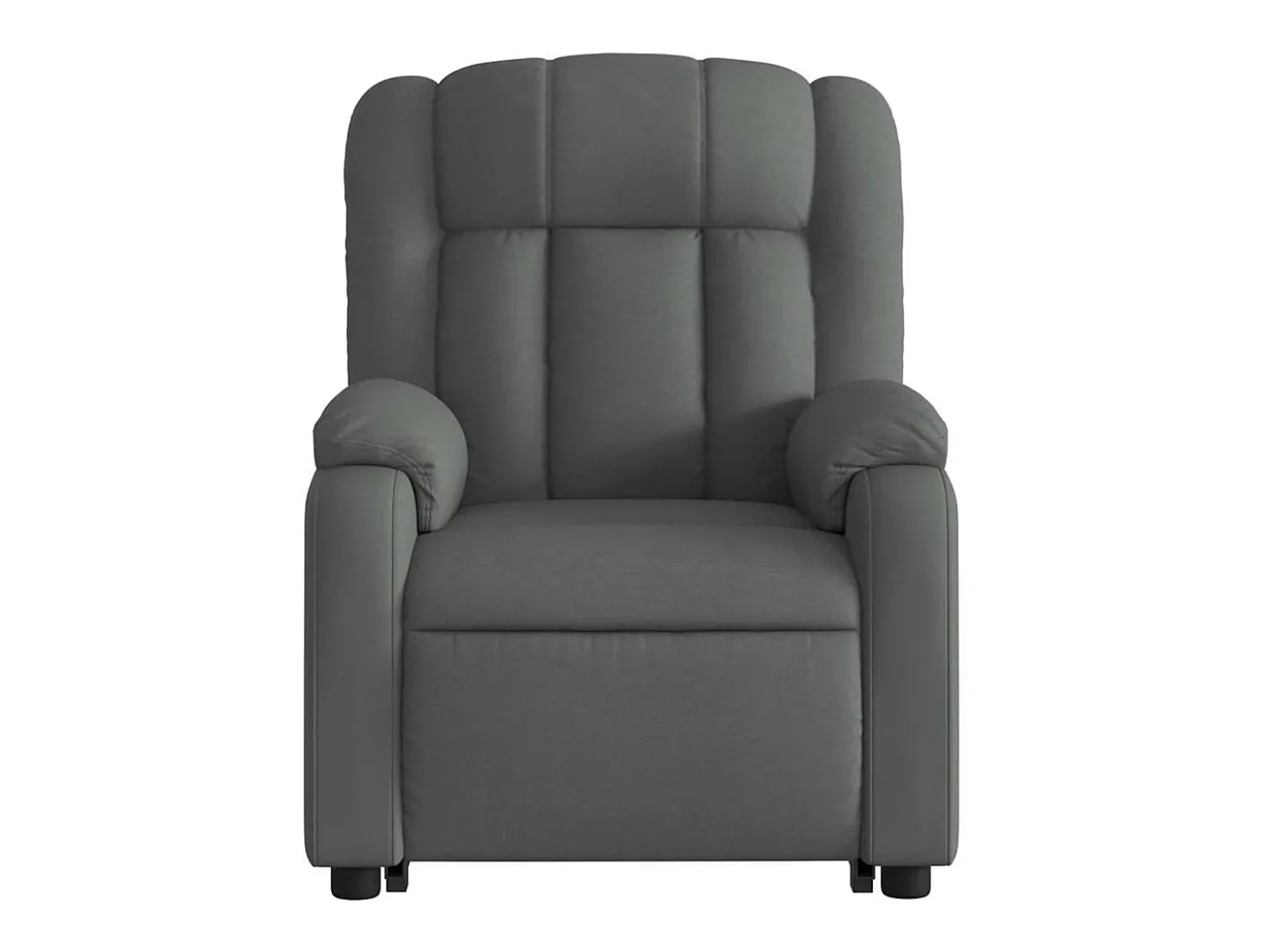 Poltrona elevatória de massagens tecido cinzento-escuro SHL194584