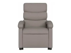 Poltrona elevatória de massagens tecido cinzento-acastanhado SHL450651