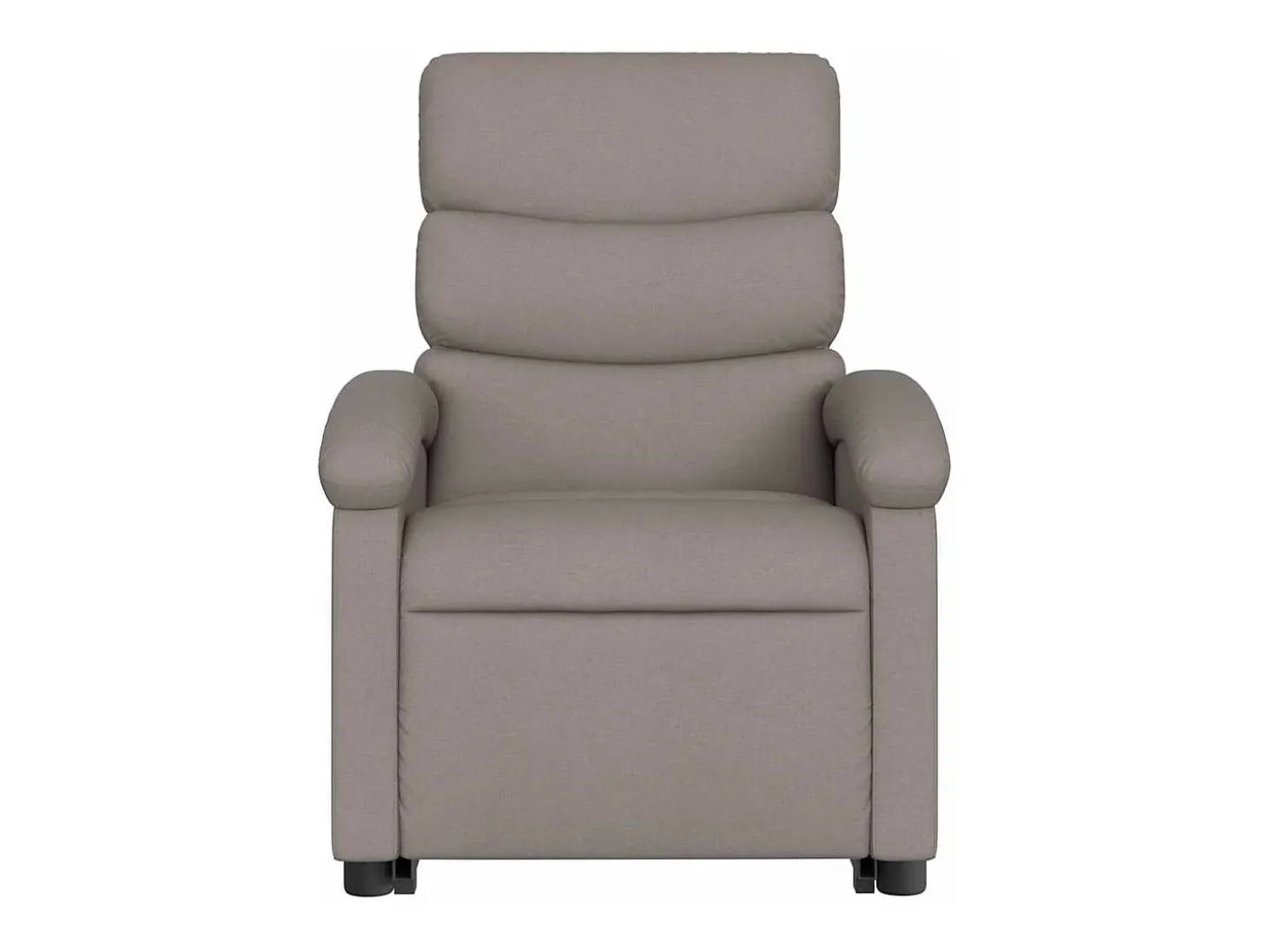 Poltrona elevatória de massagens tecido cinzento-acastanhado SHL450651