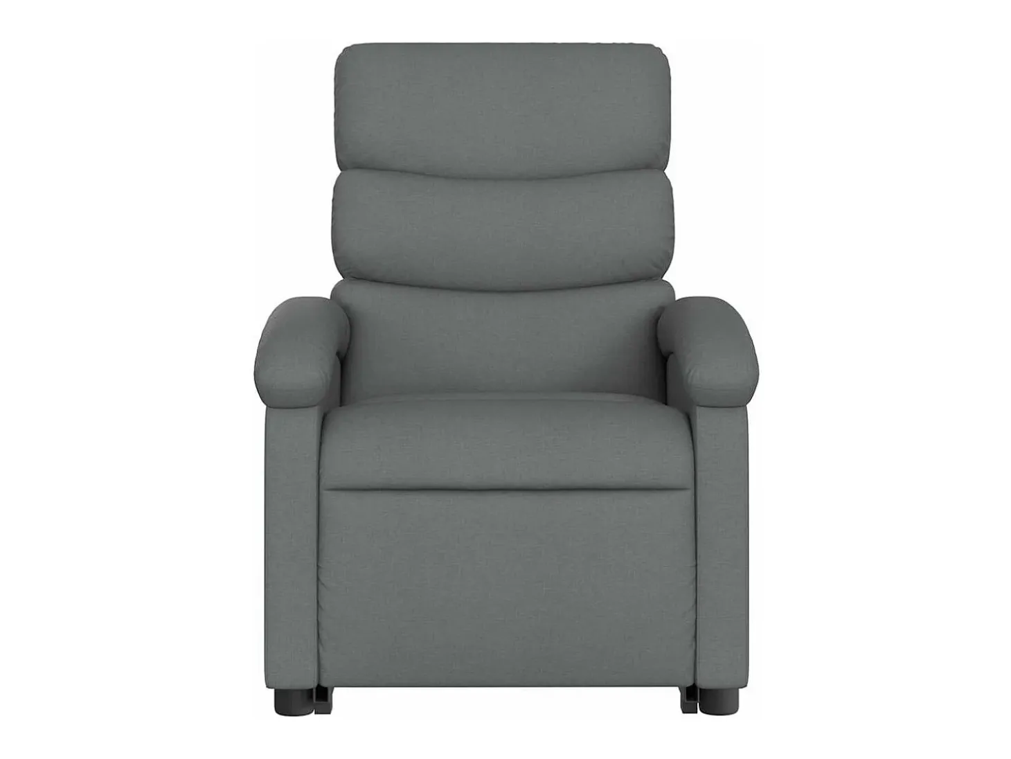 Poltrona elevatória de massagens tecido cinzento-escuro SHL281313