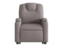 Poltrona elevatória de massagens tecido cinzento-acastanhado SHL656678