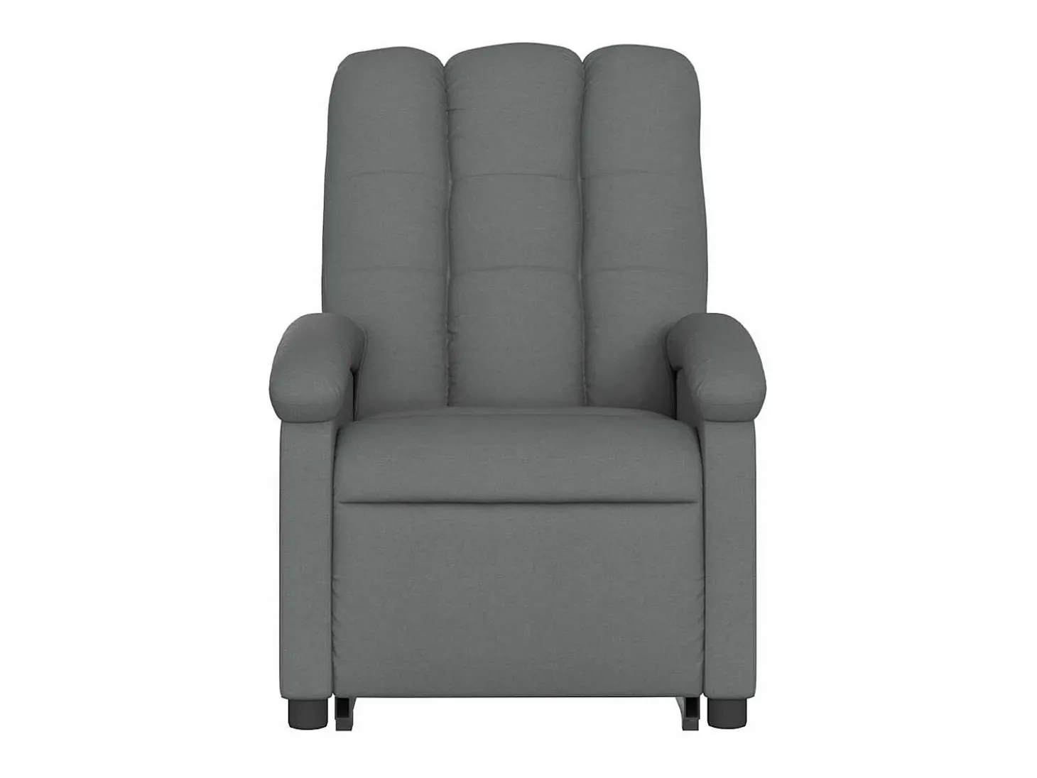Poltrona elevatória de massagens tecido cinzento-escuro SHL16586
