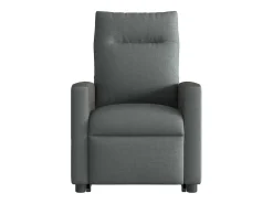 Poltrona elétrica elevatória massagens tecido cinzento-escuro SHL239991