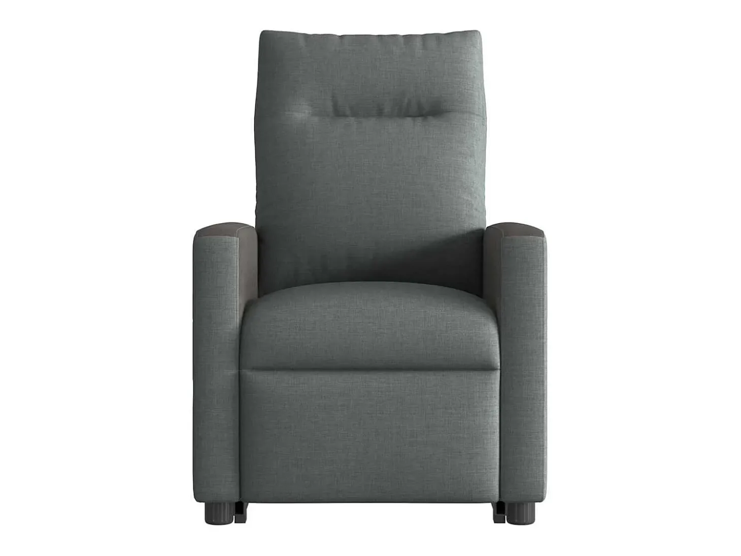 Poltrona elétrica elevatória massagens tecido cinzento-escuro SHL239991
